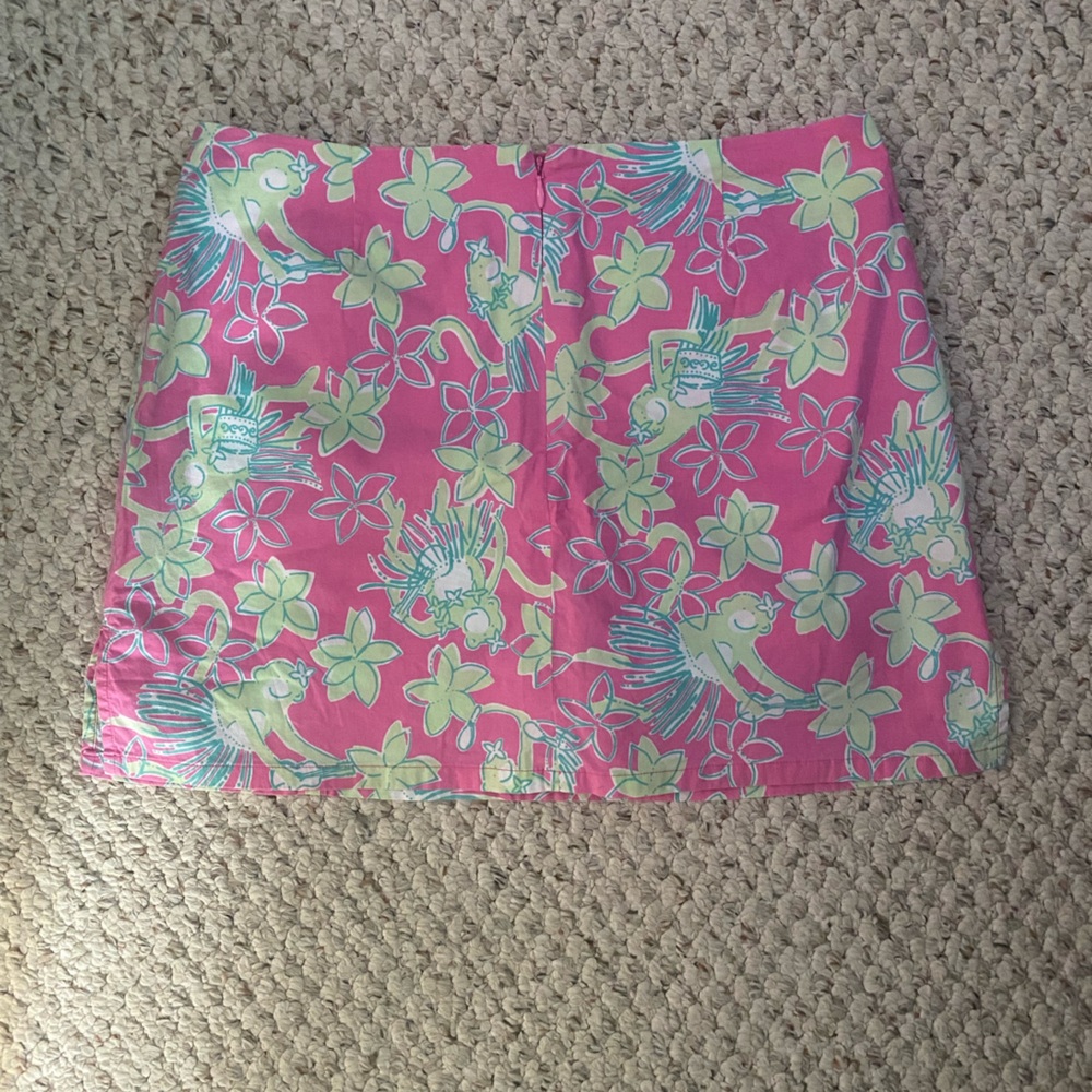 Lilly Pulitzer Pink and Green Floral Fabric